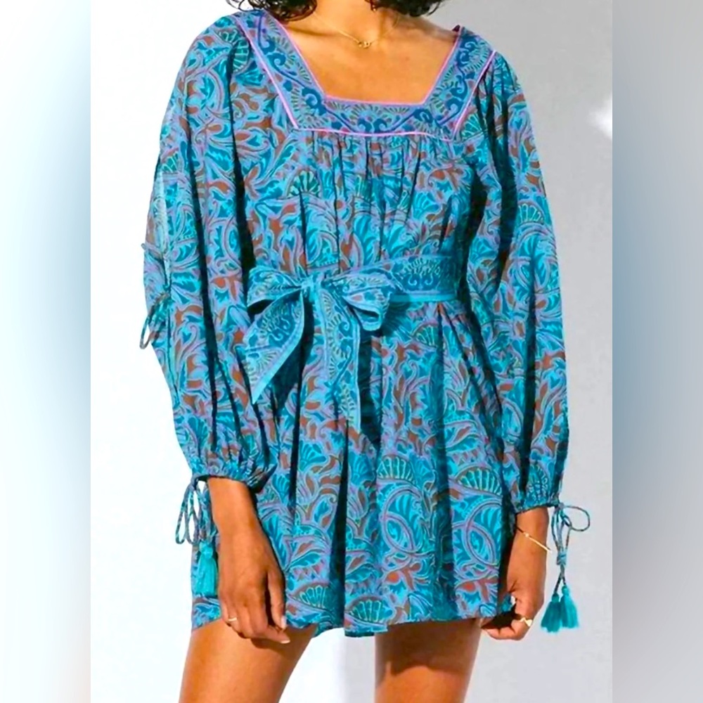 NWT Cleobella Mini dress in Zuri Block Print